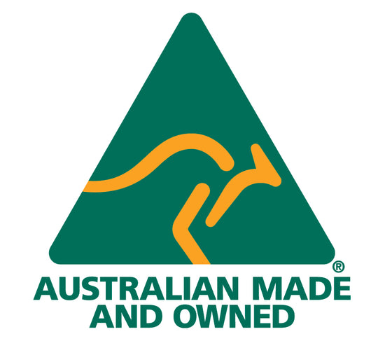 All products proudly owned and manufactured in Australia
