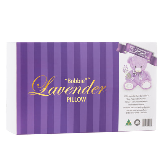 Bobbie Lavender Wool Pillow
