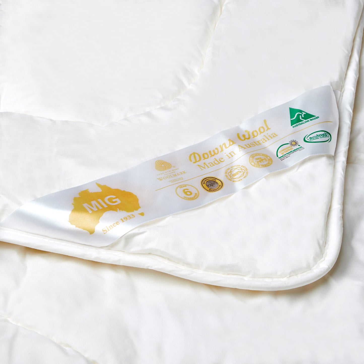Golden Quilts 600GSM Wool Quilt Single
