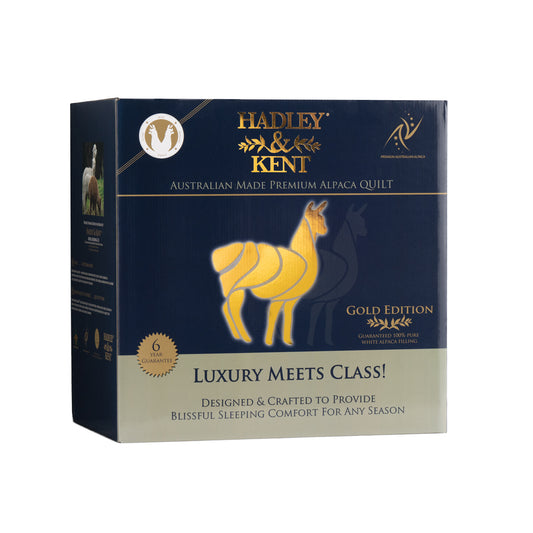 Hadley & Kent 500GSM Alpaca Quilt Single