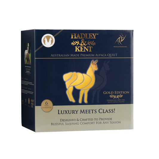 Hadley & Kent 350GSM Alpaca Quilt Single