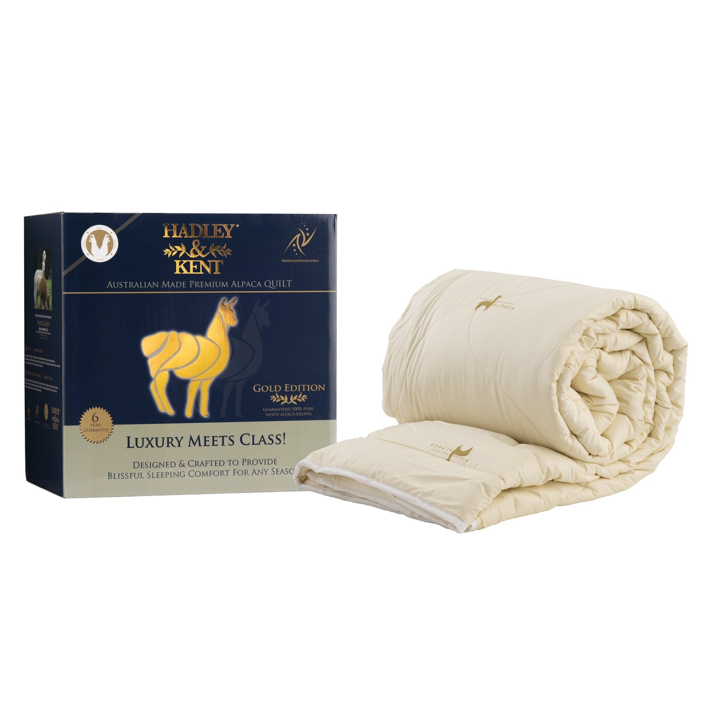Hadley & Kent 350GSM Alpaca Quilt Double