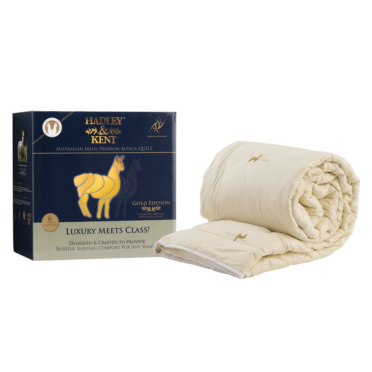 Hadley & Kent 500GSM Alpaca Quilt King